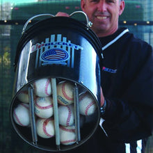 Load image into Gallery viewer, Pick-UpBucket - Baseball, Softball &amp; Tennis Ball Hopper with Padded Lid
